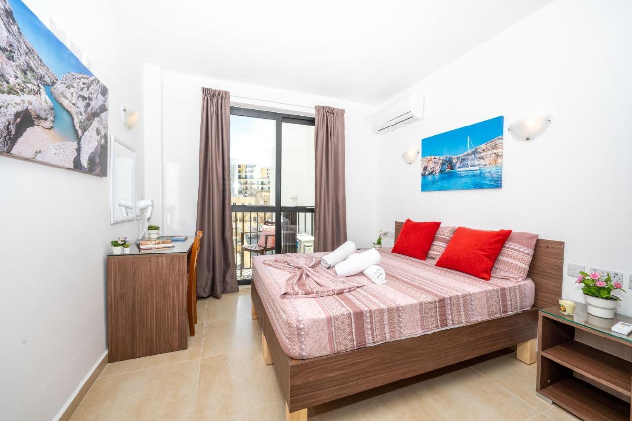 Sea Bliss Apartments With Terrace Just Off Seafront In St Paul'S Bay - By Getawaysmalta San Pawl il-Baħar Eksteriør bilde